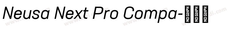 Neusa Next Pro Compa字体转换